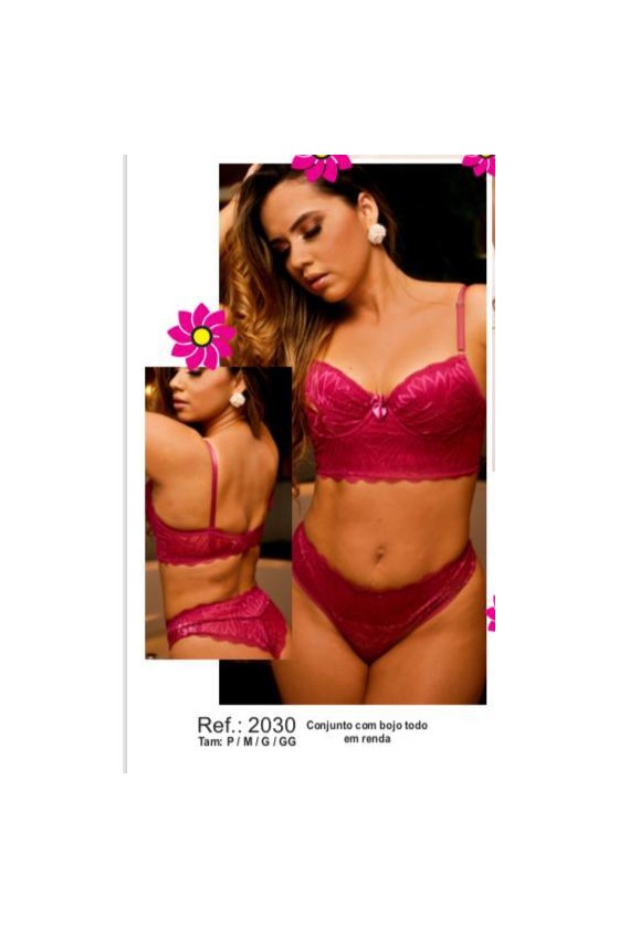 Conjunto de Lingerie de Microfibra Femminart