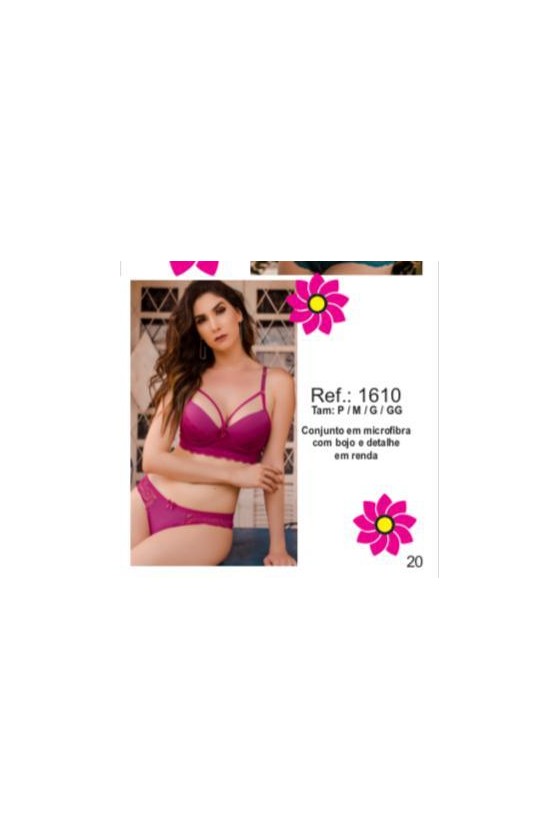 Conjunto de Lingerie de Microfibra Femminart