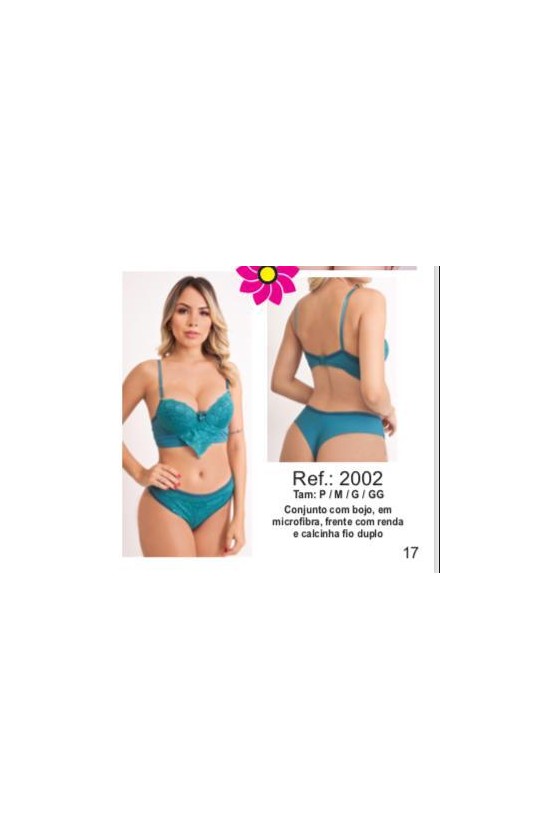 Conjunto de Lingerie de Microfibra Femminart