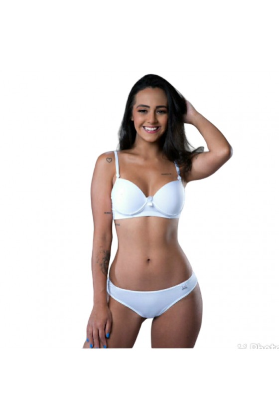 Conjunto de Lingerie de Poliamida Renda Versally