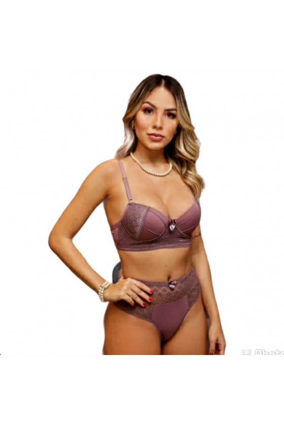 Conjunto de Lingerie de Microfibra Femminart