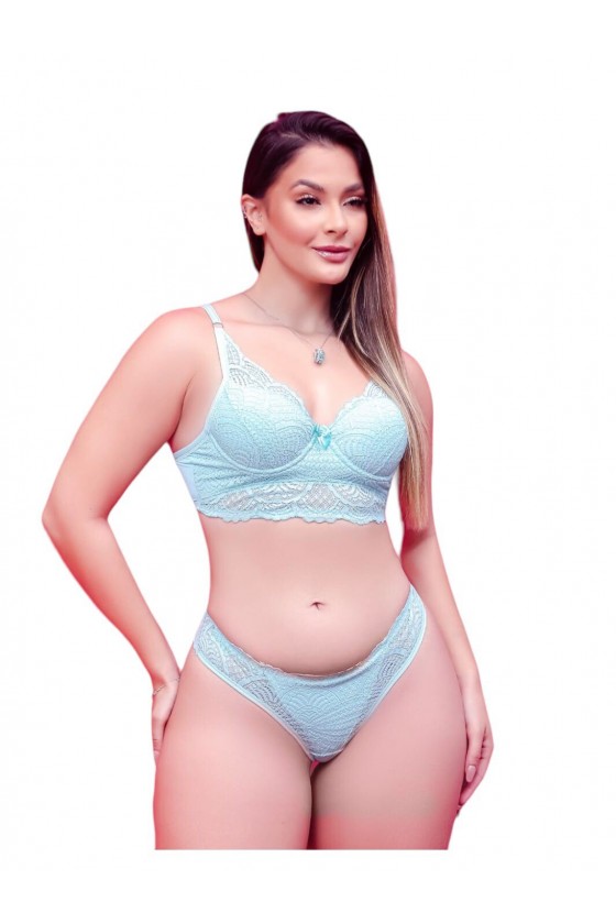 Conjunto Lingerie Plus size com Bojo - Versally