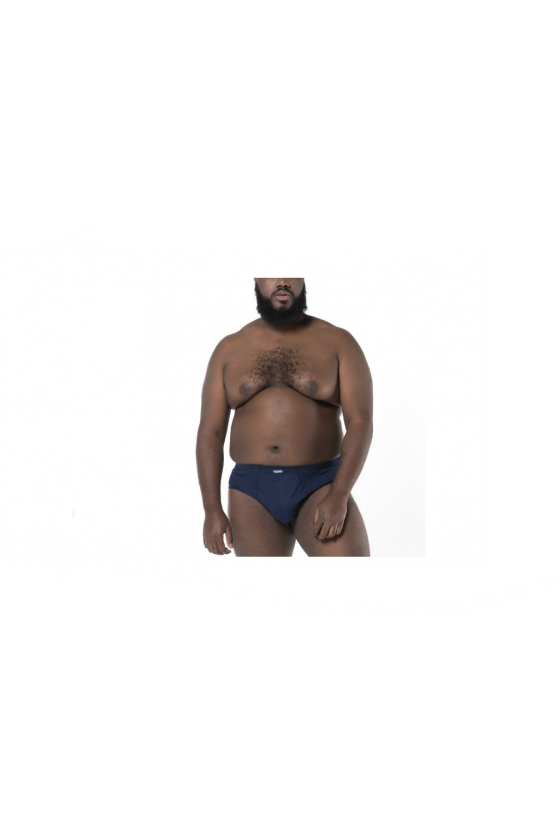 Cueca Slip 100% algodão Plus Size-  kit com 3